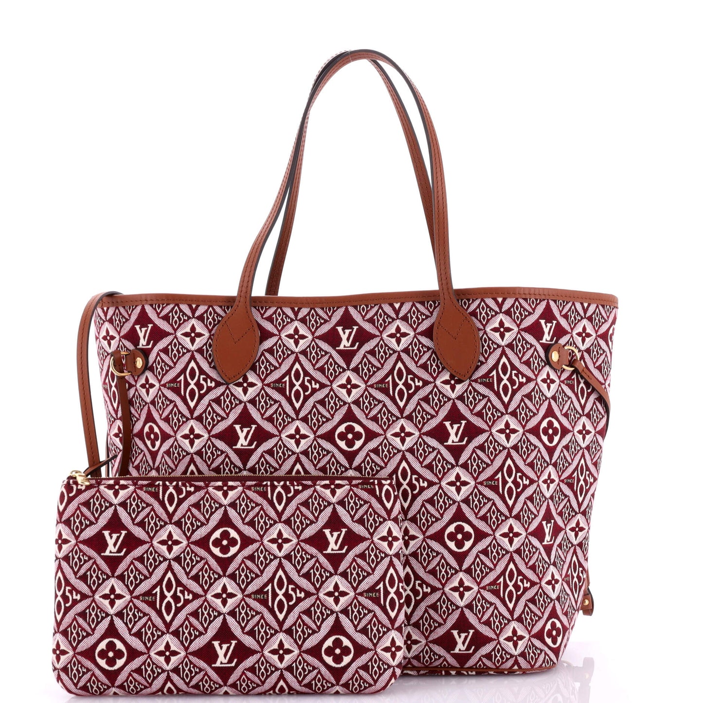 Louis Vuitton Neverfull Nm Tote Limited Edition Since Jacquard Monogram Tote Bag