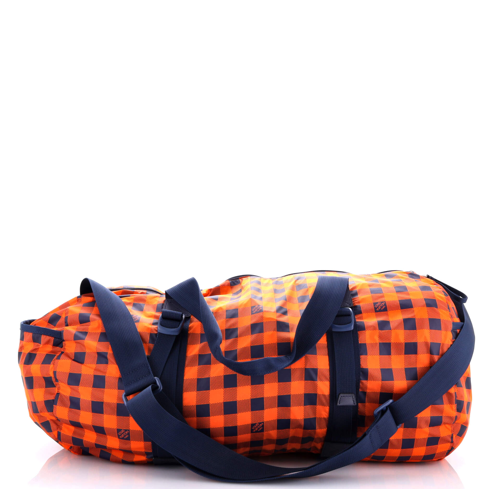 Louis Vuitton Aventure Practical Duffle Bag Damier Nylon Travel Bag Nylon 298445280