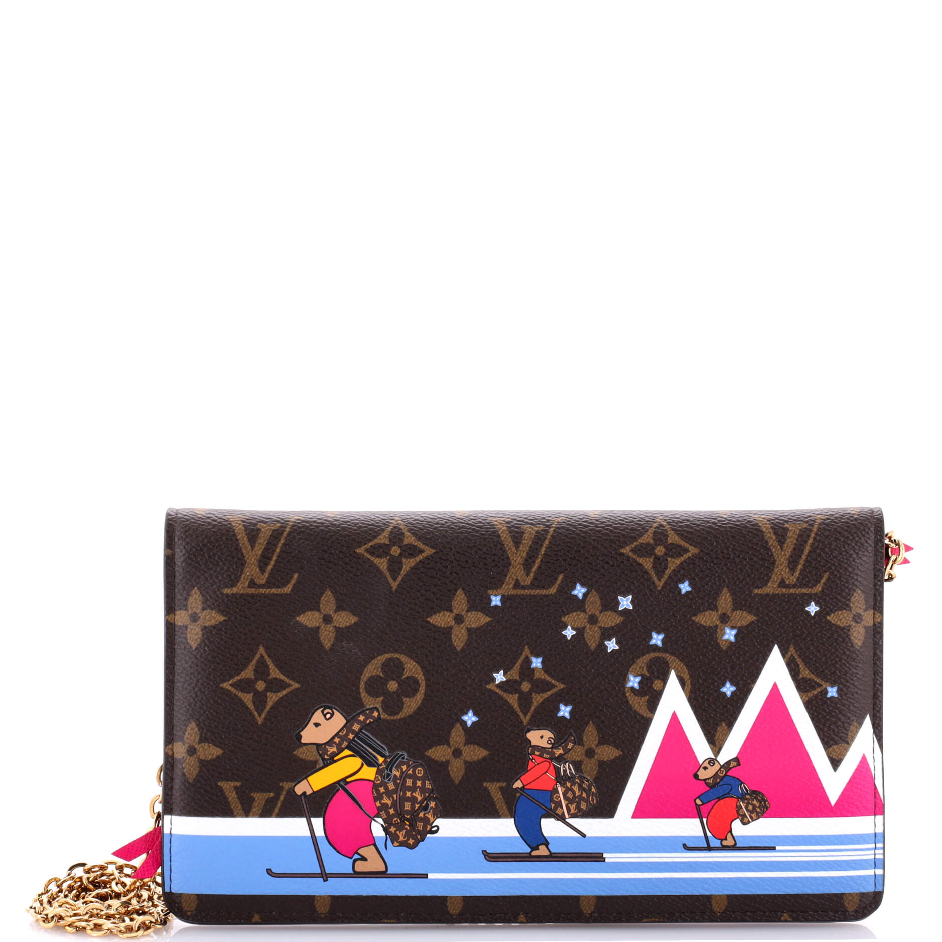 Louis Vuitton Weekend Pochette Limited Edition Clutch Bag Canvas Monogram
