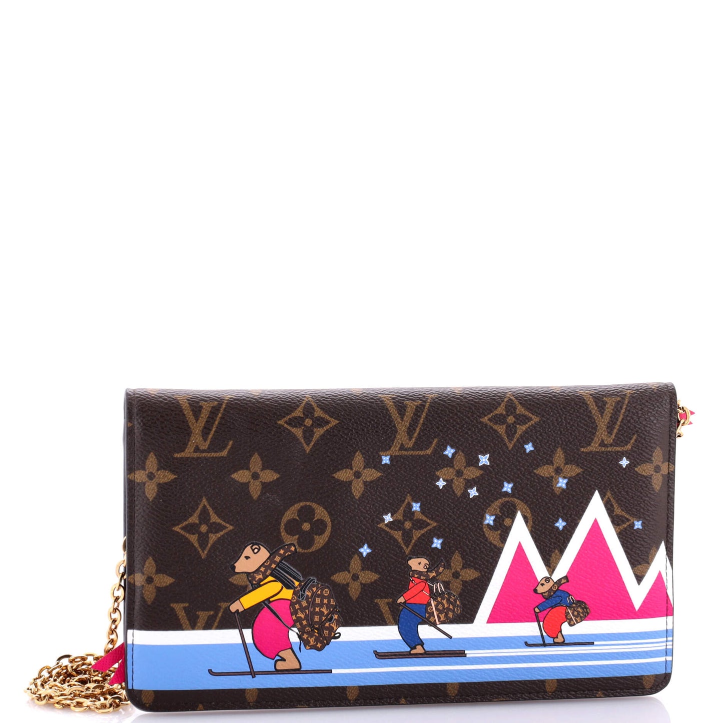 Louis Vuitton Weekend Pochette Limited Edition Clutch Bag Canvas Monogram