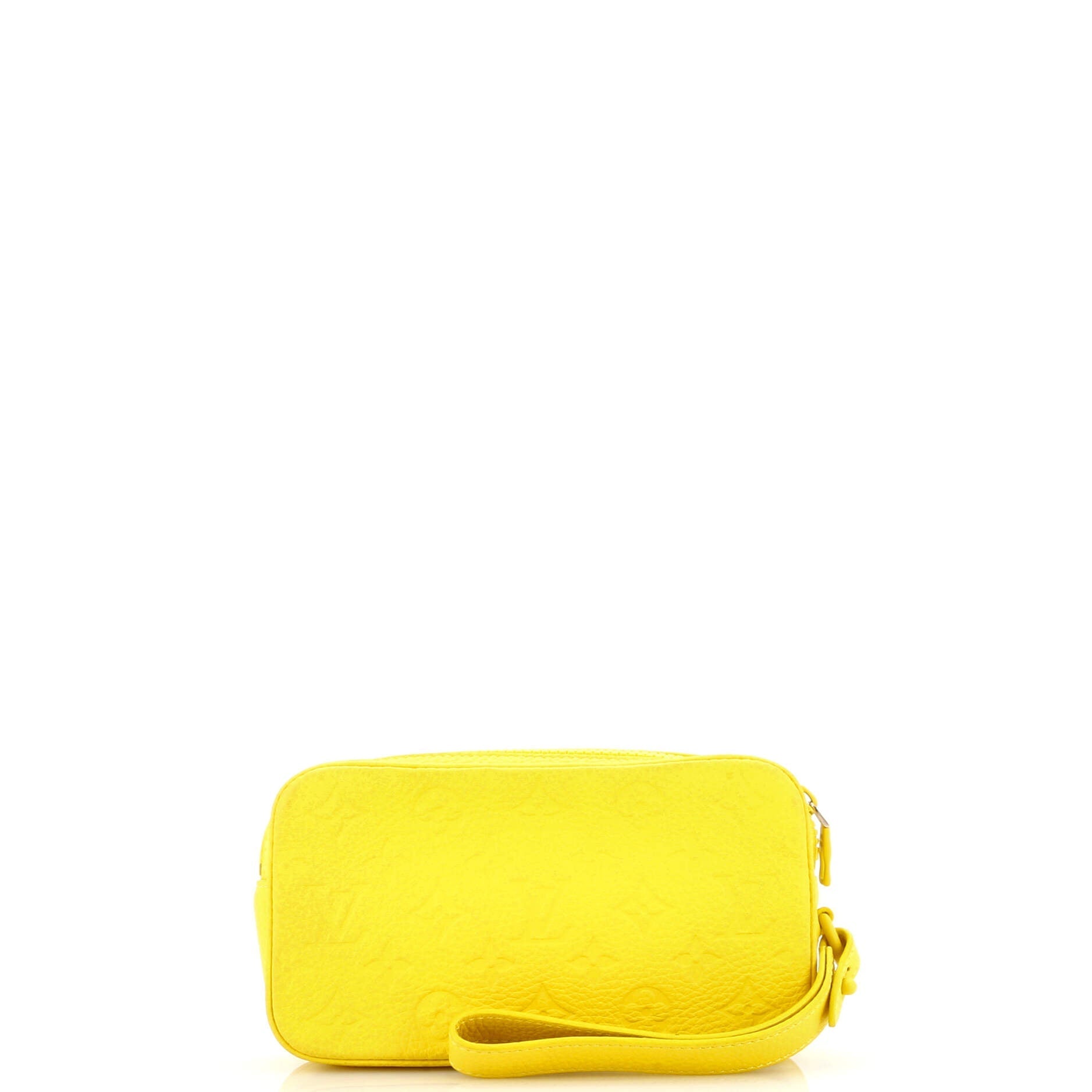 Louis Vuitton Solar Ray Pochette Volga Taurillon Clutch Bag Leather Monogram