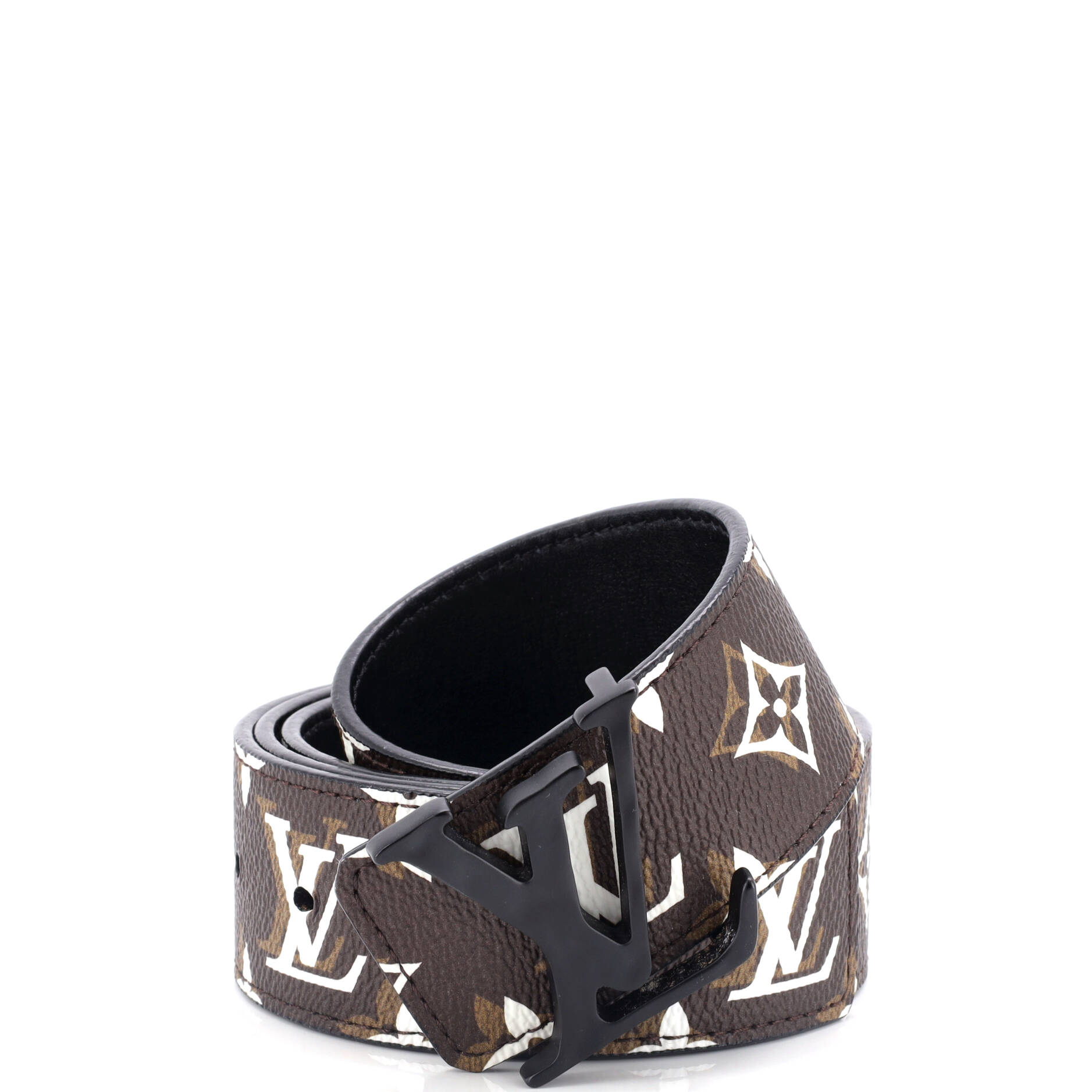 Louis Vuitton LV Lv Shape Reversible Belt Handbag Canvas Monogram Accessory