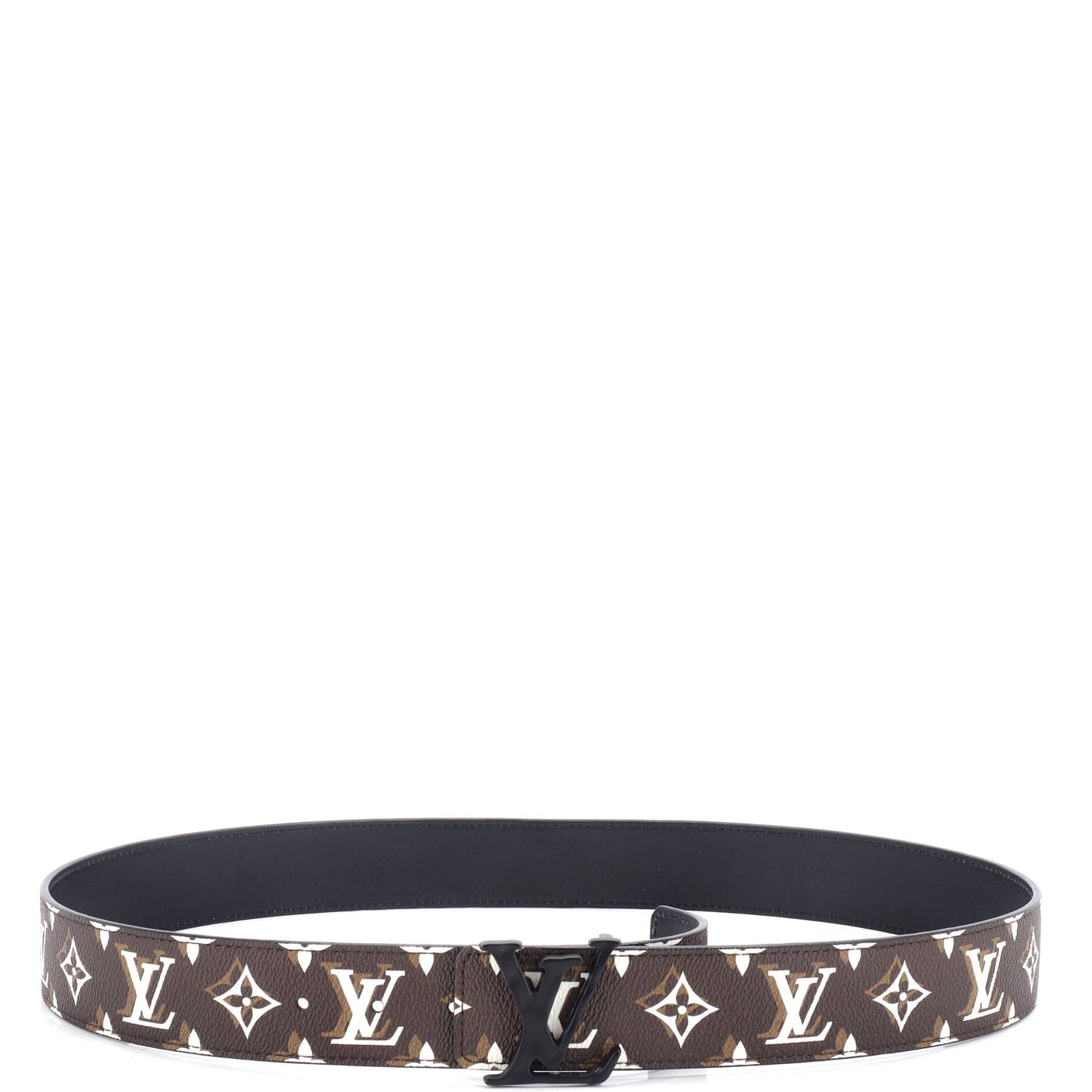 Louis Vuitton LV Lv Shape Reversible Belt Handbag Canvas Monogram Accessory