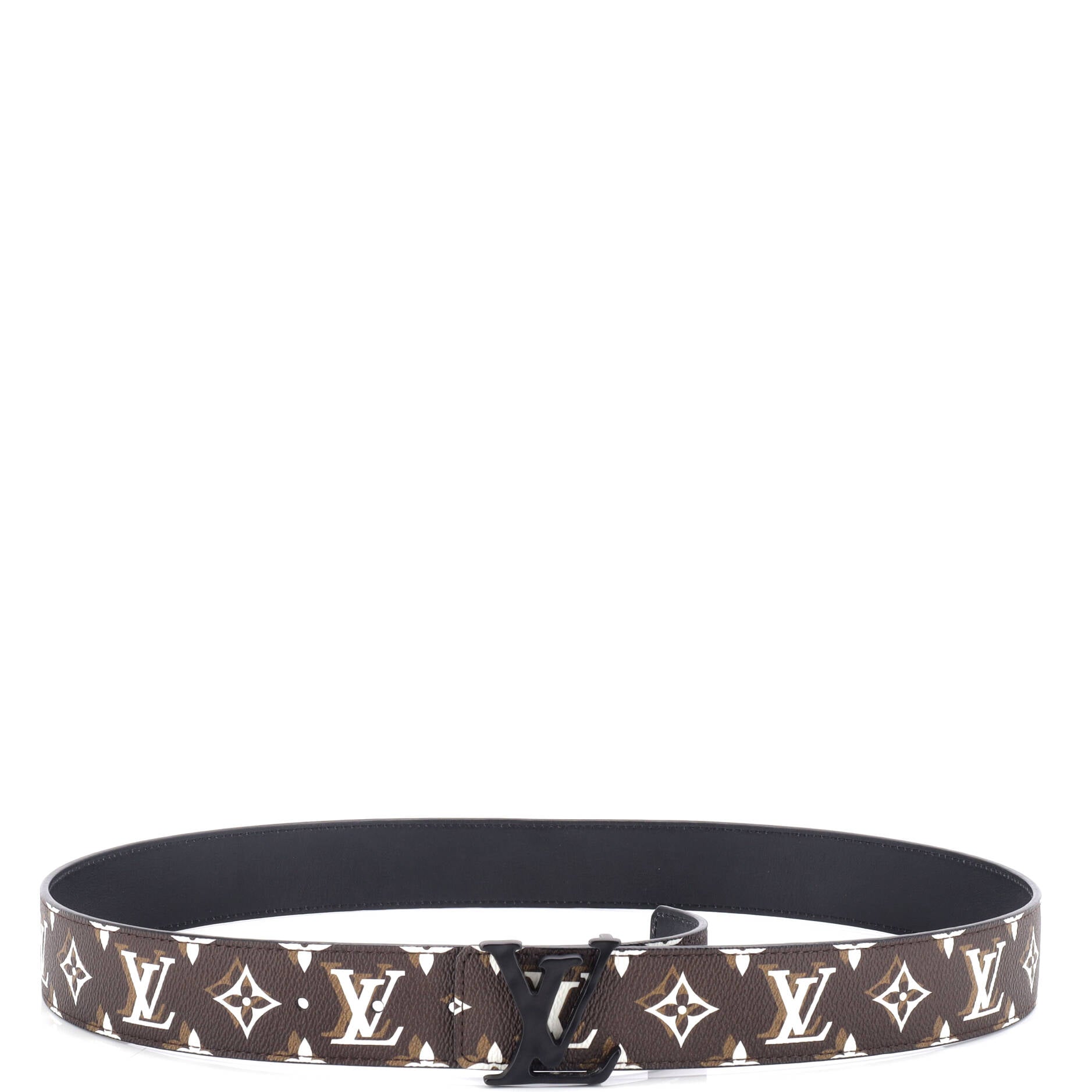 Louis Vuitton LV Lv Shape Reversible Belt Handbag Canvas Monogram Accessory