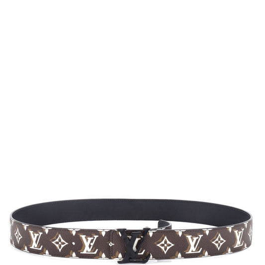 Louis Vuitton LV Lv Shape Reversible Belt Handbag Canvas Monogram Accessory