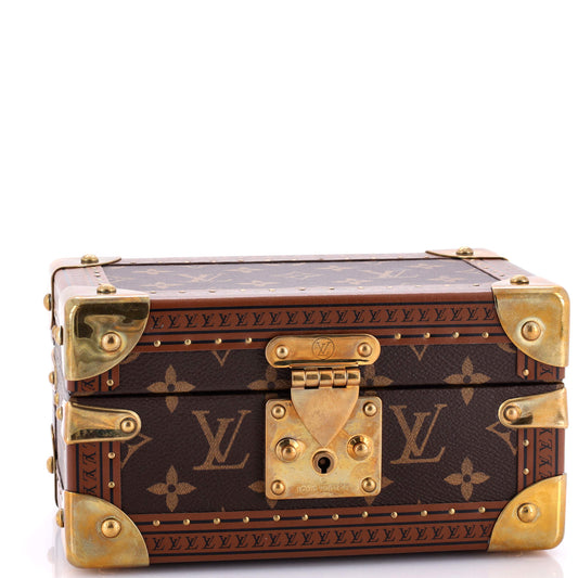 Louis Vuitton Coffret Tresor Handbag Canvas Monogram Travel Bag