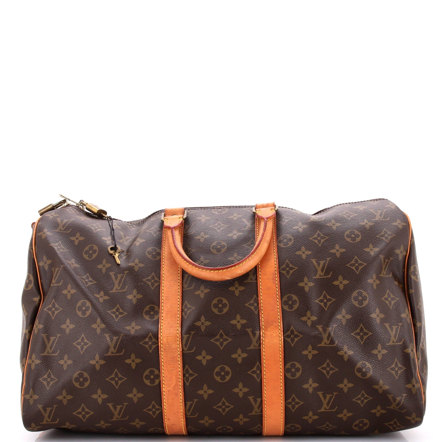 Louis Vuitton Keepall Bandouliere Bag Canvas Monogram Travel Bag