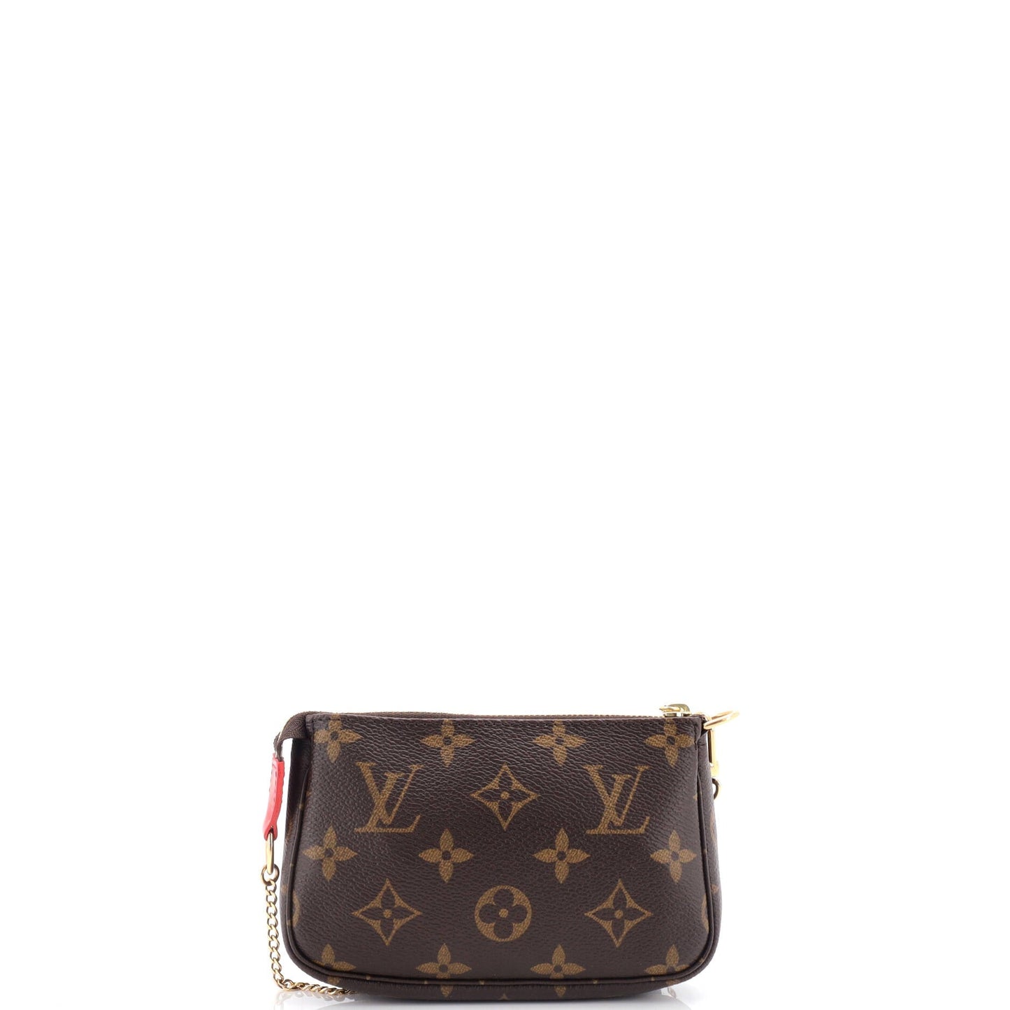 Louis Vuitton Pochette Accessoires Limited Edition Vivienne Xmas Clutch Canvas Monogram Clutch Bag