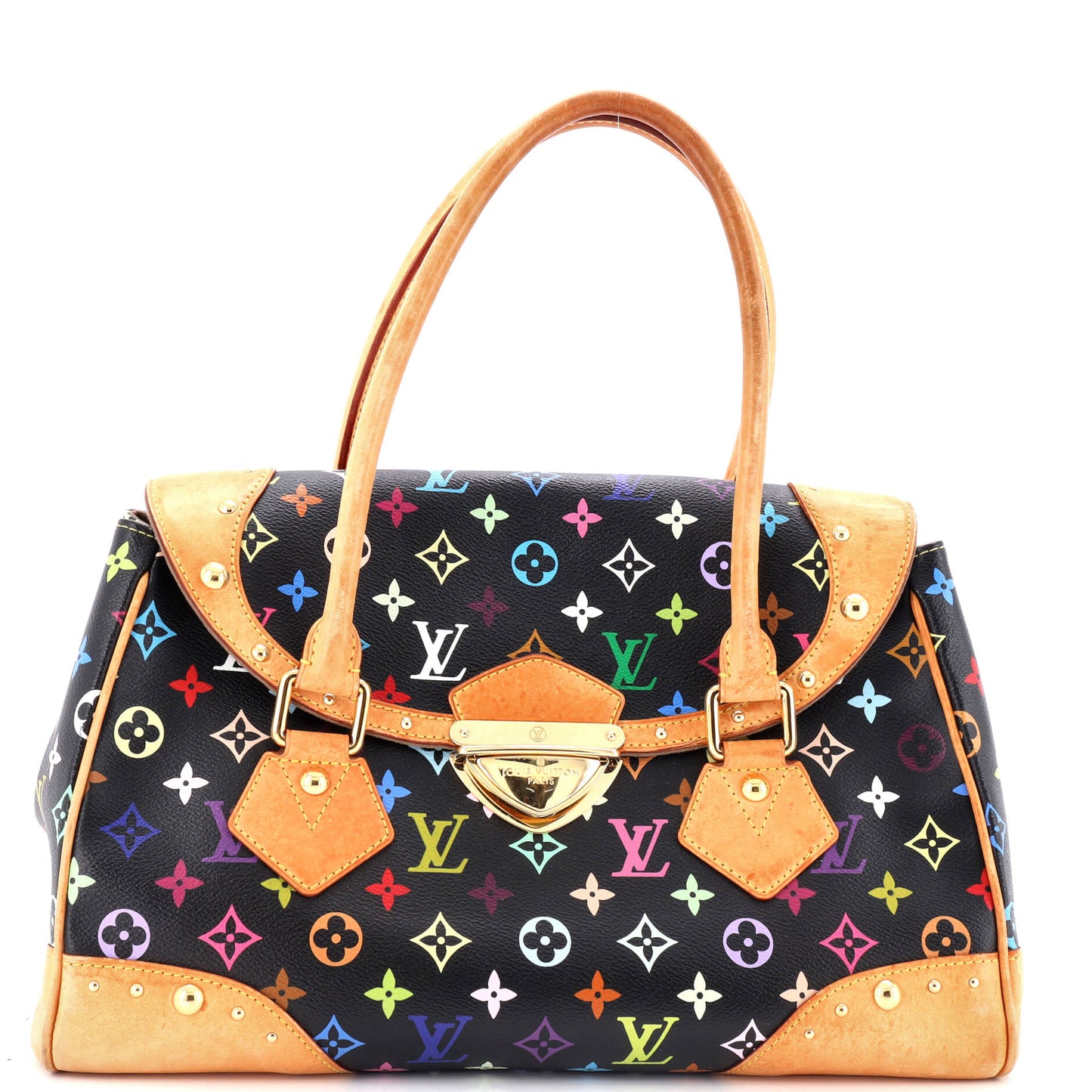 Louis Vuitton Beverly Handbag Multicolor Gm Monogram Shoulder Bag