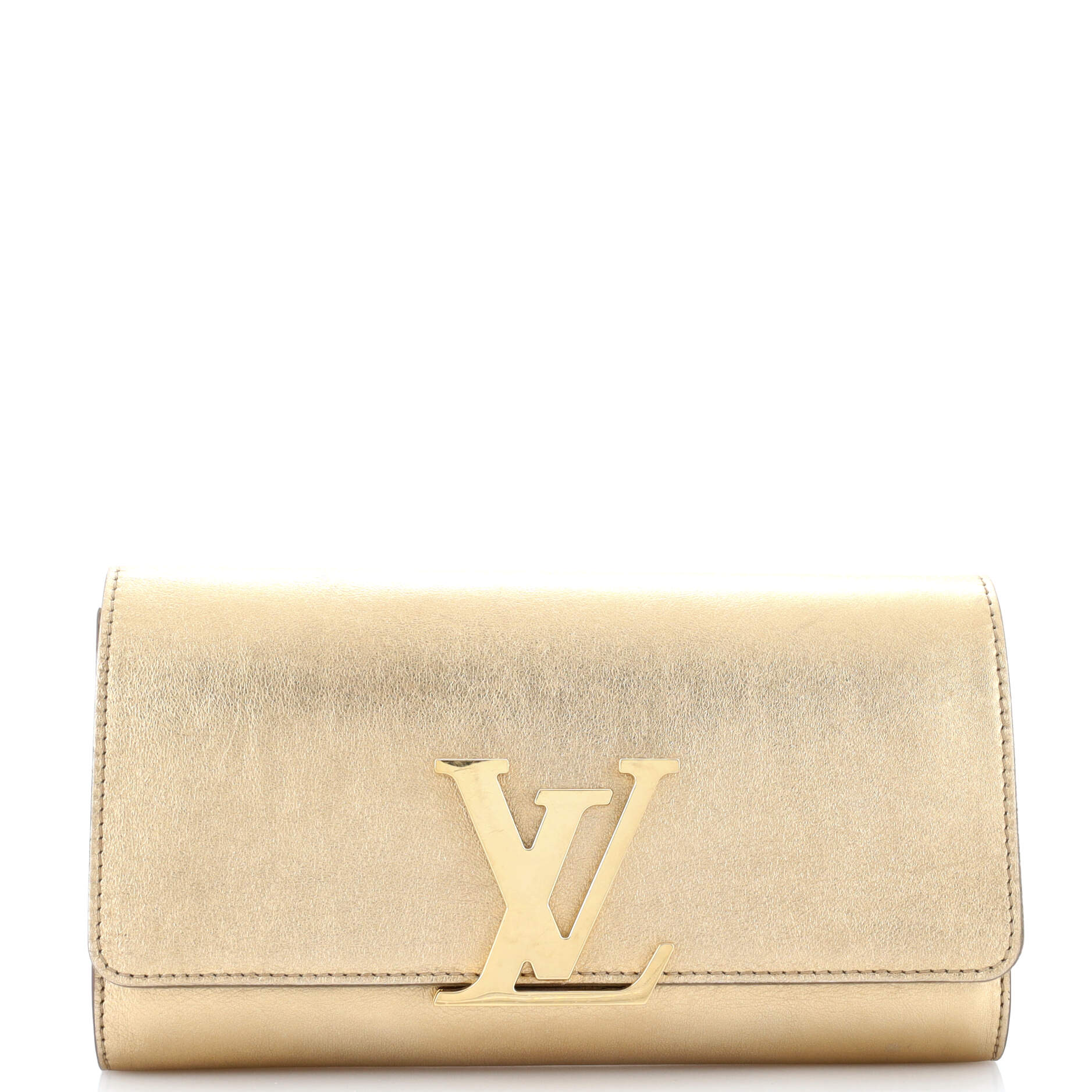 Louis Vuitton Louise Clutch Long Leather Clutch Bag