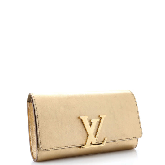 Louis Vuitton Louise Clutch Long Leather Clutch Bag