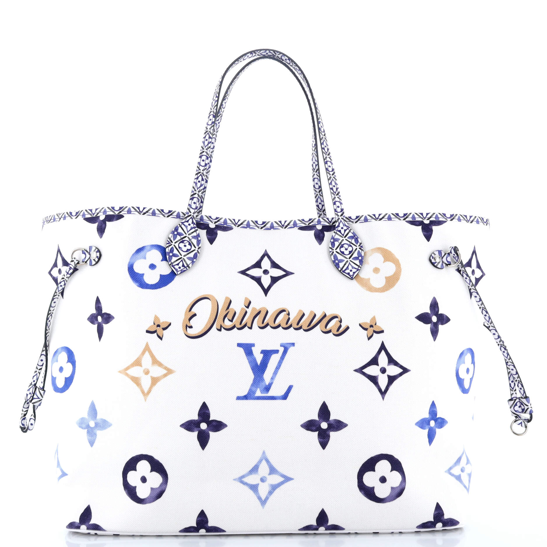 Louis Vuitton Neverfull Nm Tote Limited Edition Cities By Monogram Shoulder Bag