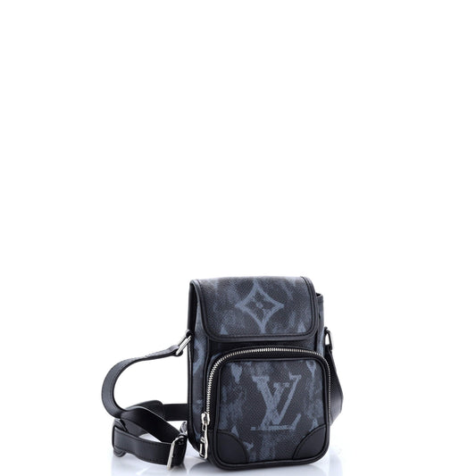 Louis Vuitton Amazone Messenger Bag Limited Edition Pastel Noir Monogram Travel Bag