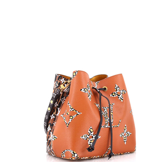 Louis Vuitton Neonoe Handbag Limited Edition Jungle Giant Monogram Shoulder Bag Giant 299643145