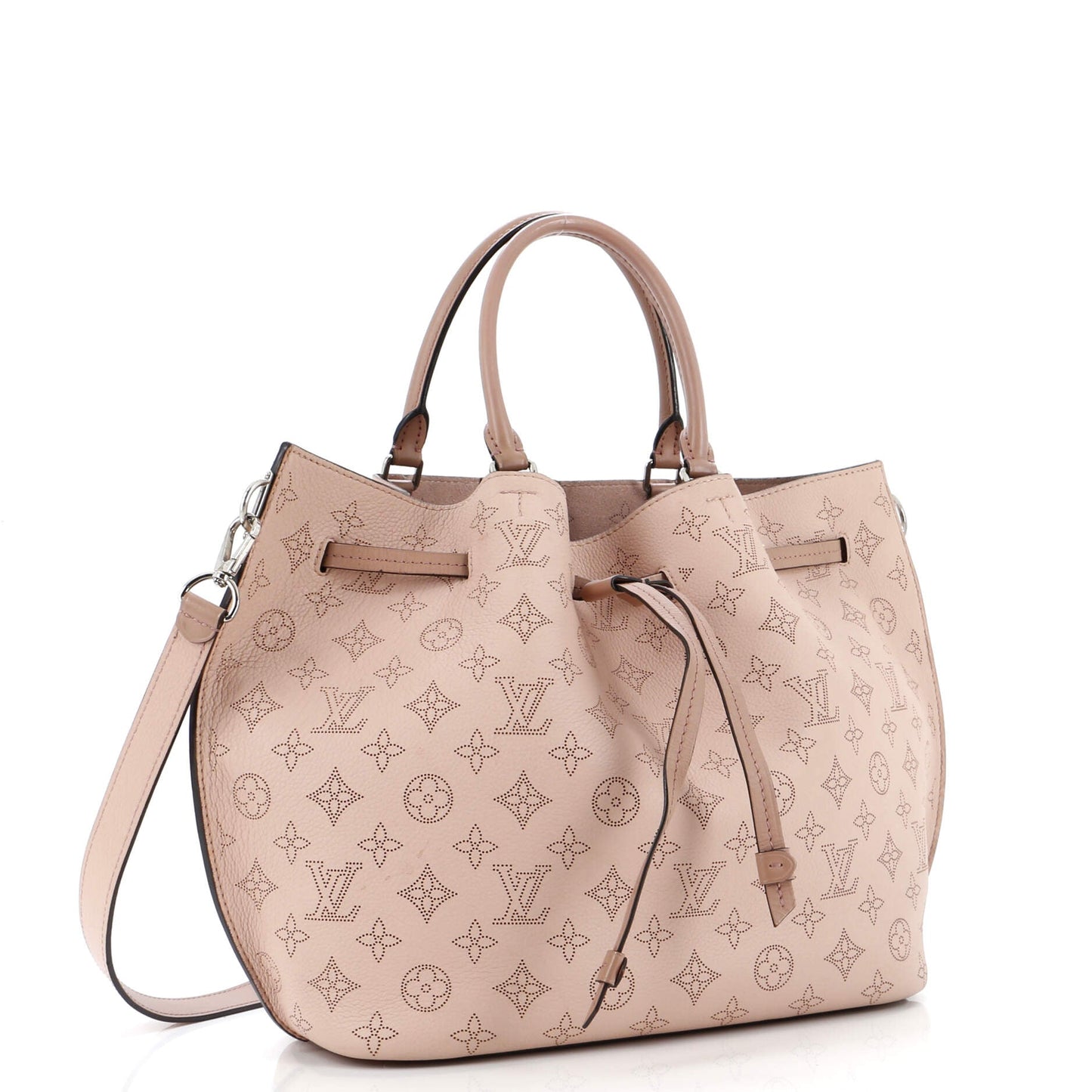Louis Vuitton Girolata Handbag Mahina Leather Tote Bag
