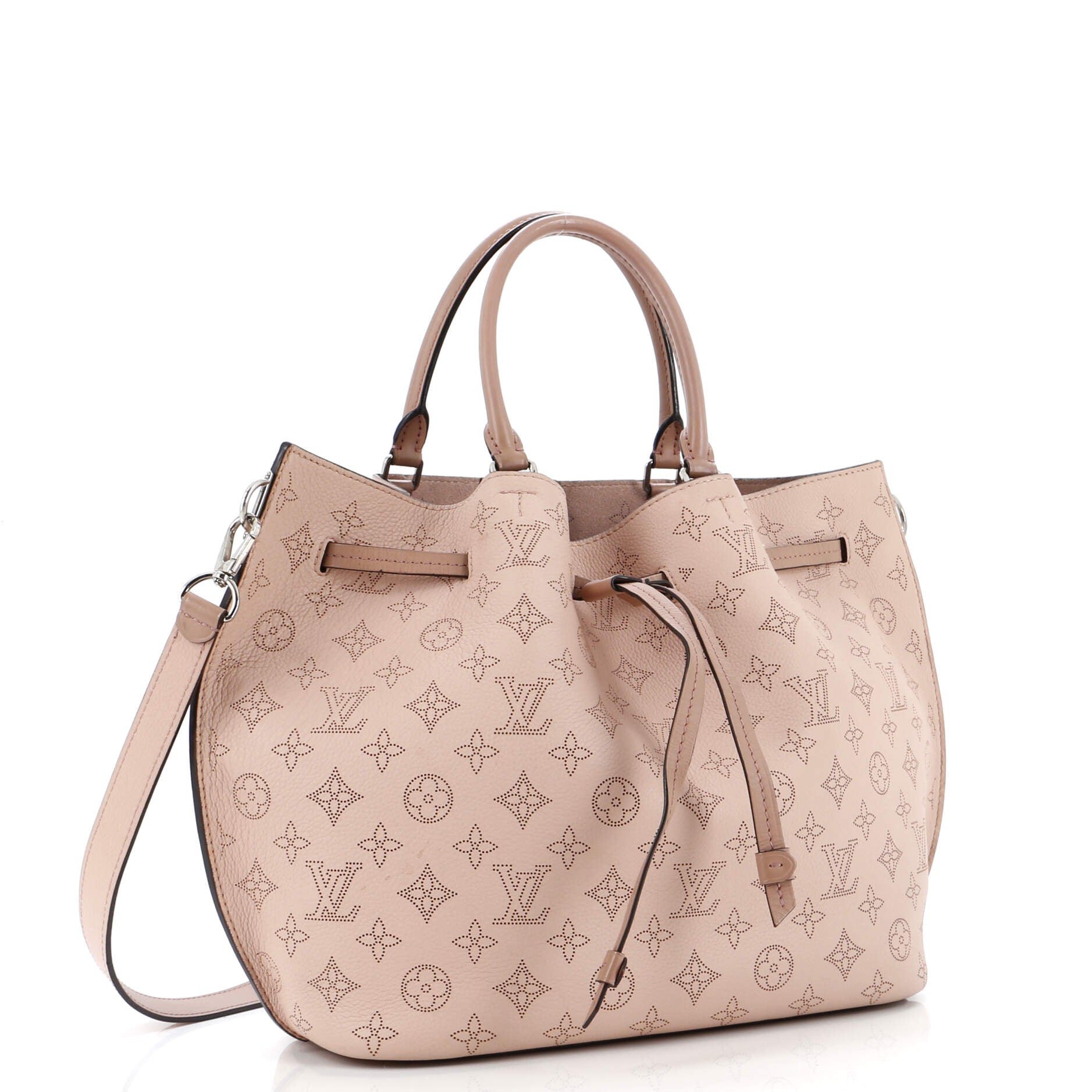 Louis Vuitton Girolata Handbag Mahina Leather Tote Bag