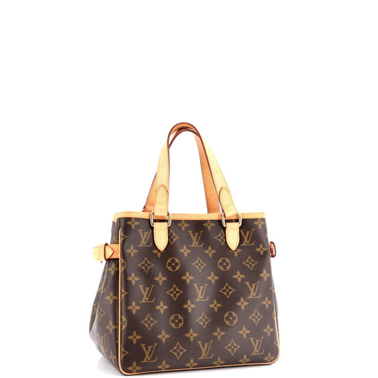 Louis Vuitton Batignolles Handbag Canvas Monogram Tote Bag Canvas 29964383