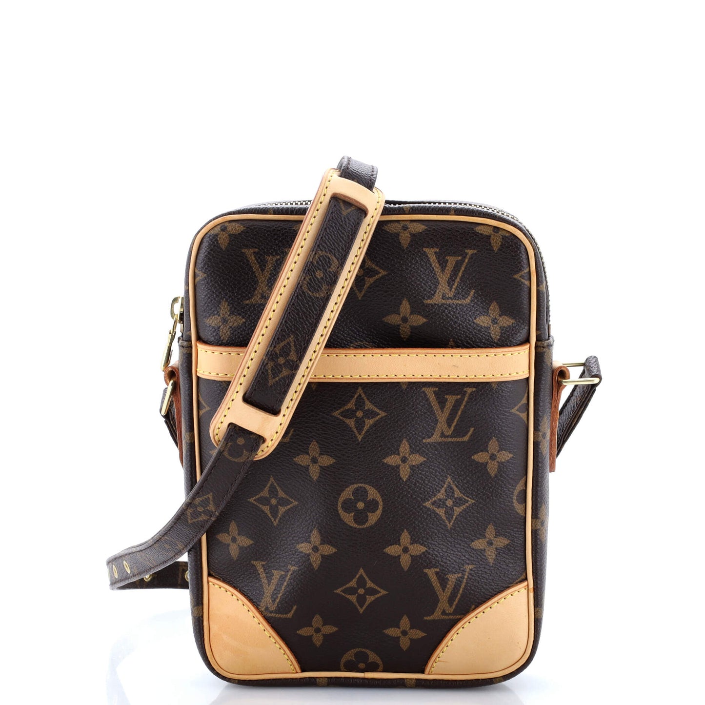 Louis Vuitton Danube Handbag Canvas Monogram Travel Bag