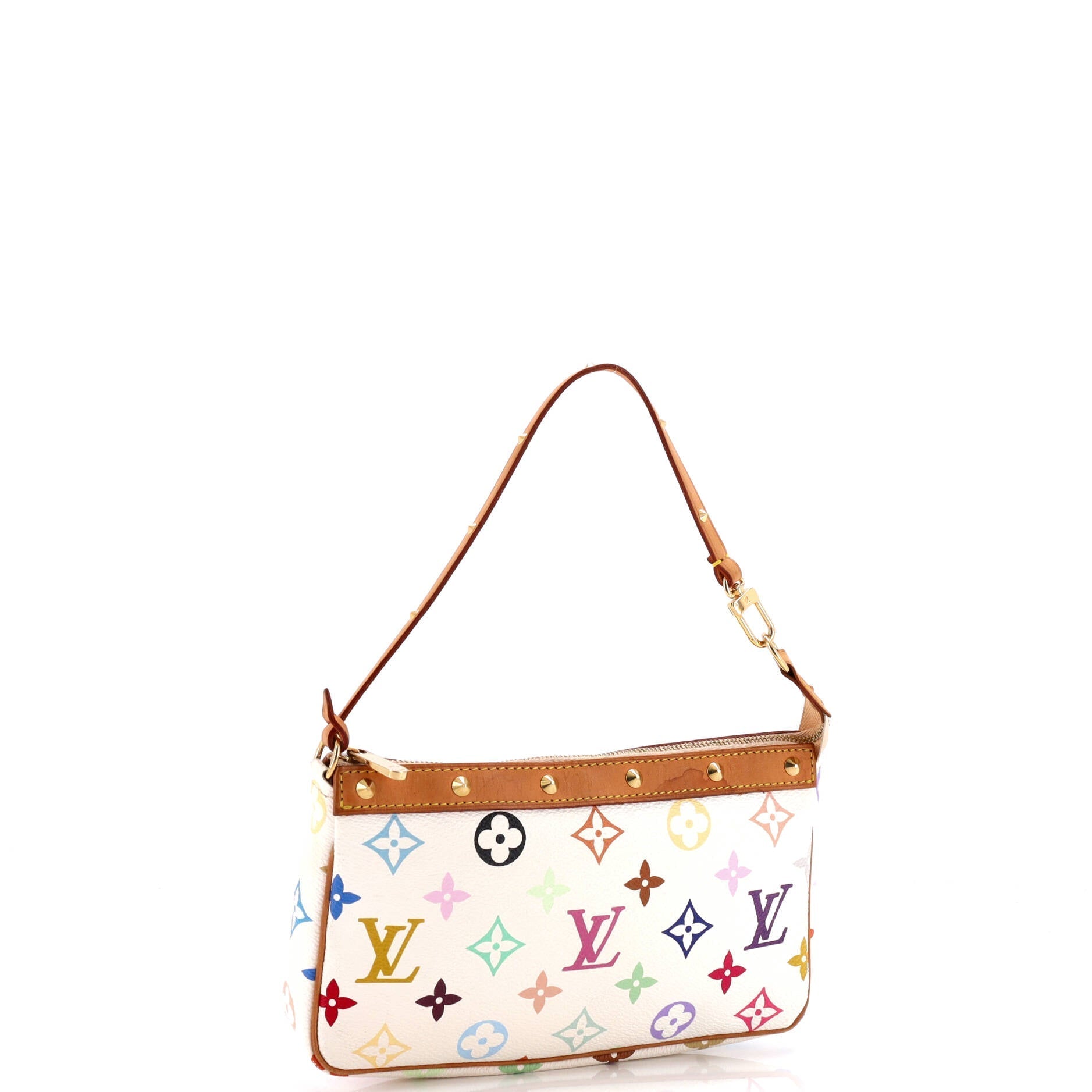 Louis Vuitton Pochette Accessoires Multicolor Shoulder Bag Monogram