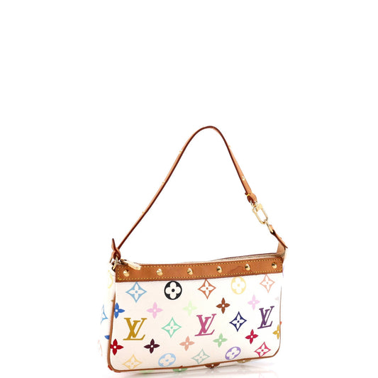 Louis Vuitton Pochette Accessoires Multicolor Shoulder Bag Monogram