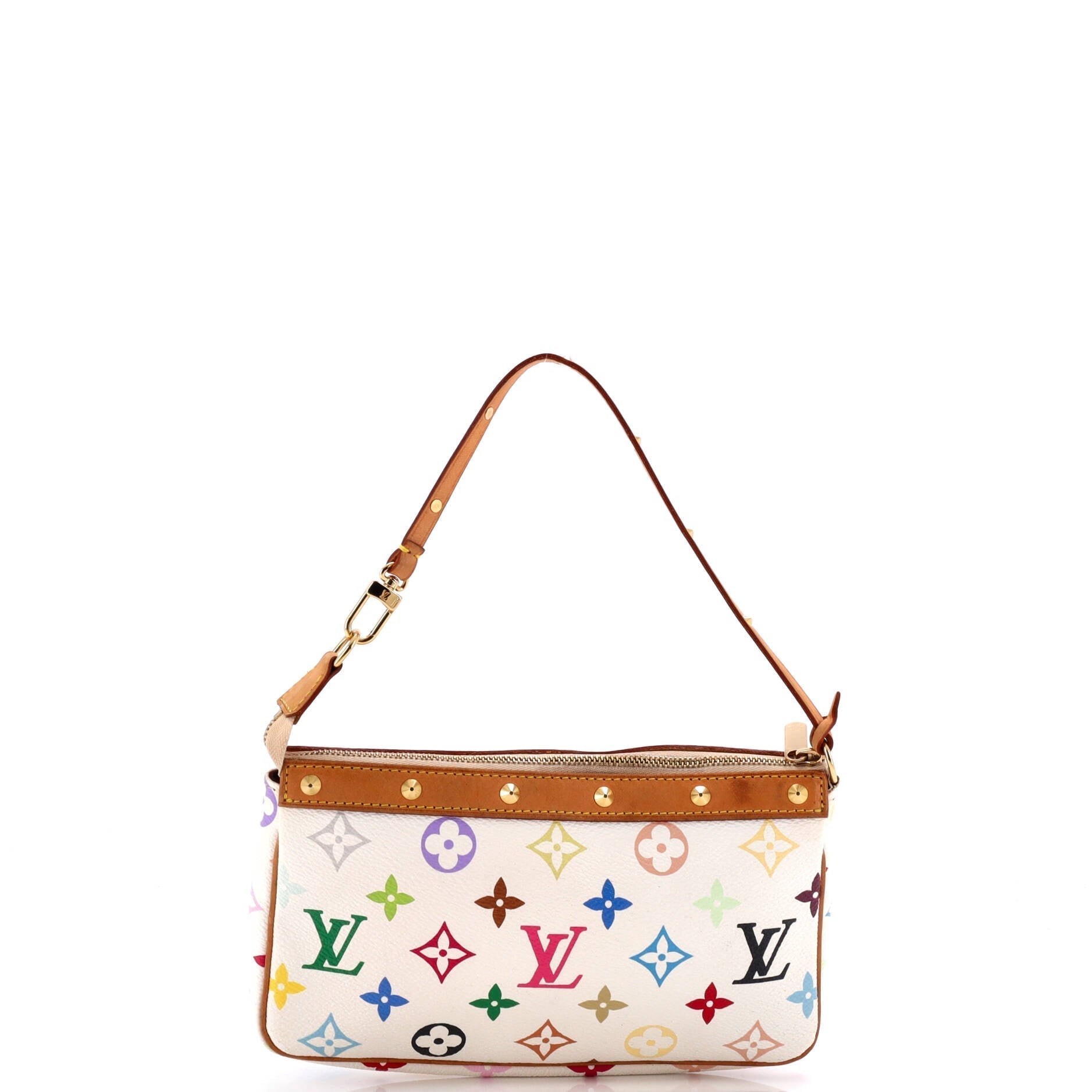 Louis Vuitton Pochette Accessoires Multicolor Shoulder Bag Monogram