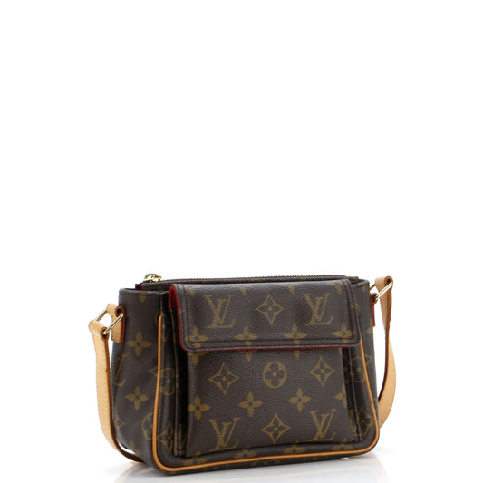 Louis Vuitton Viva Cite Handbag Pm Canvas Monogram Travel Bag