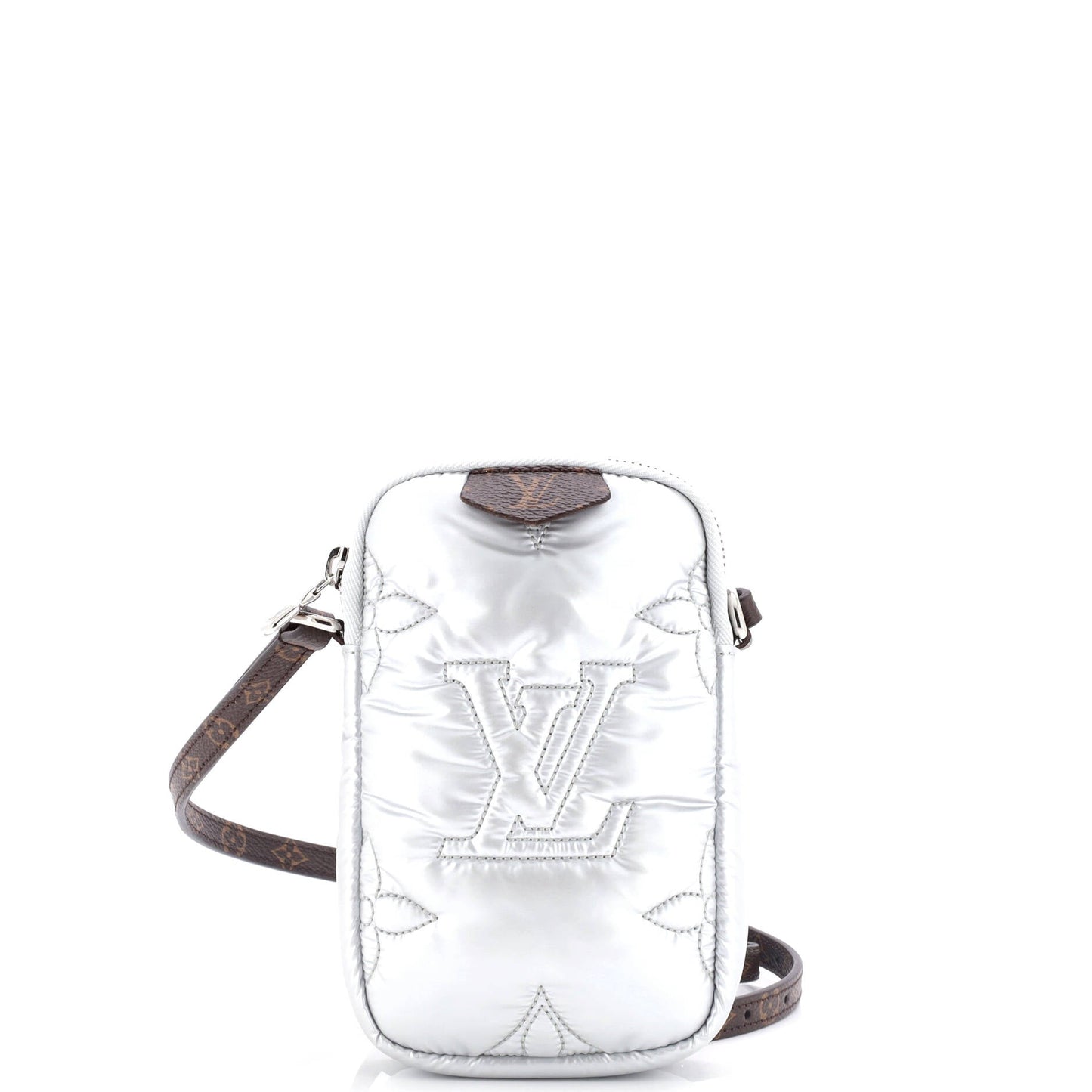 Louis Vuitton LV Pillow Phone Pouch Econyl Shoulder Bag Nylon Quilted
