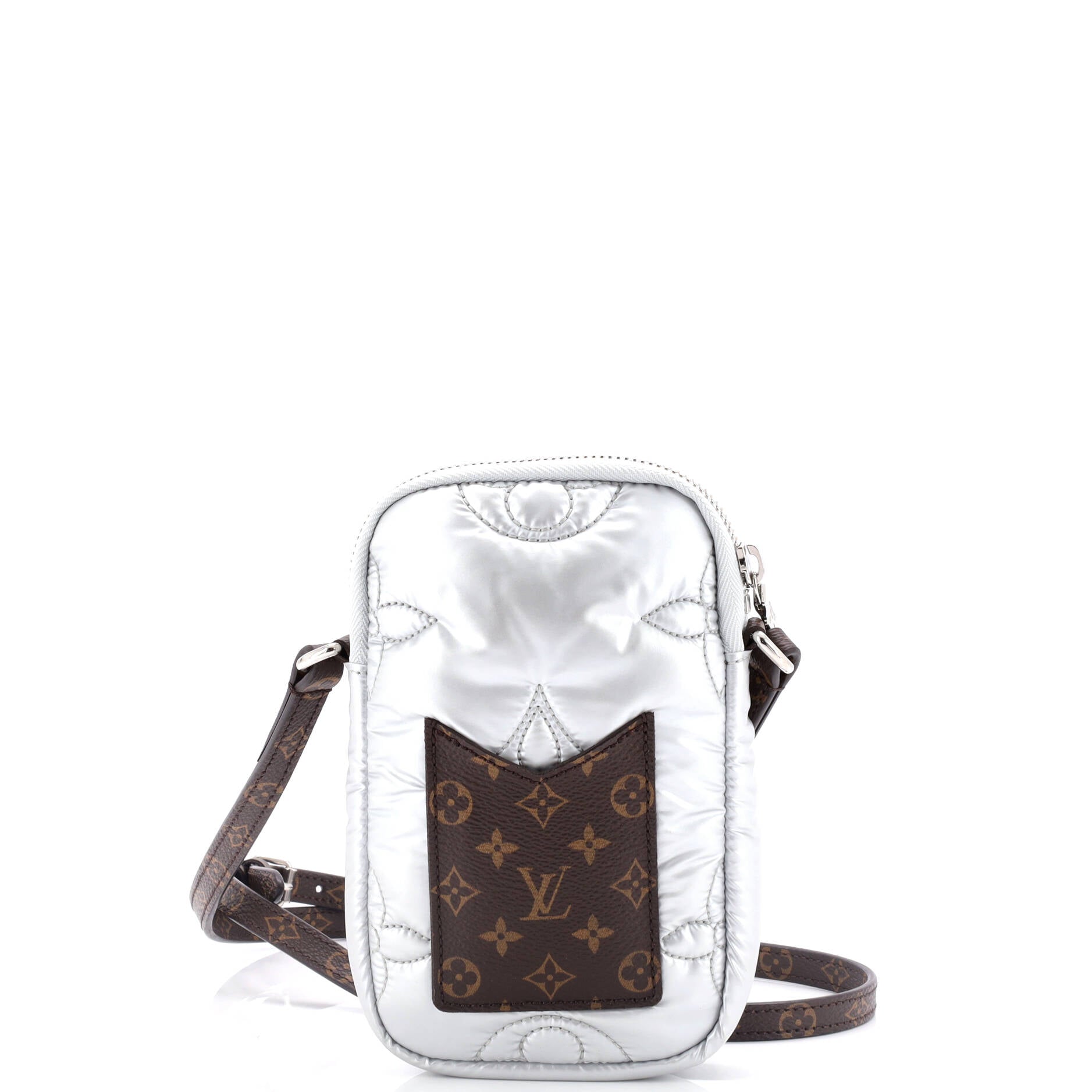 Louis Vuitton LV Pillow Phone Pouch Econyl Shoulder Bag Nylon Quilted