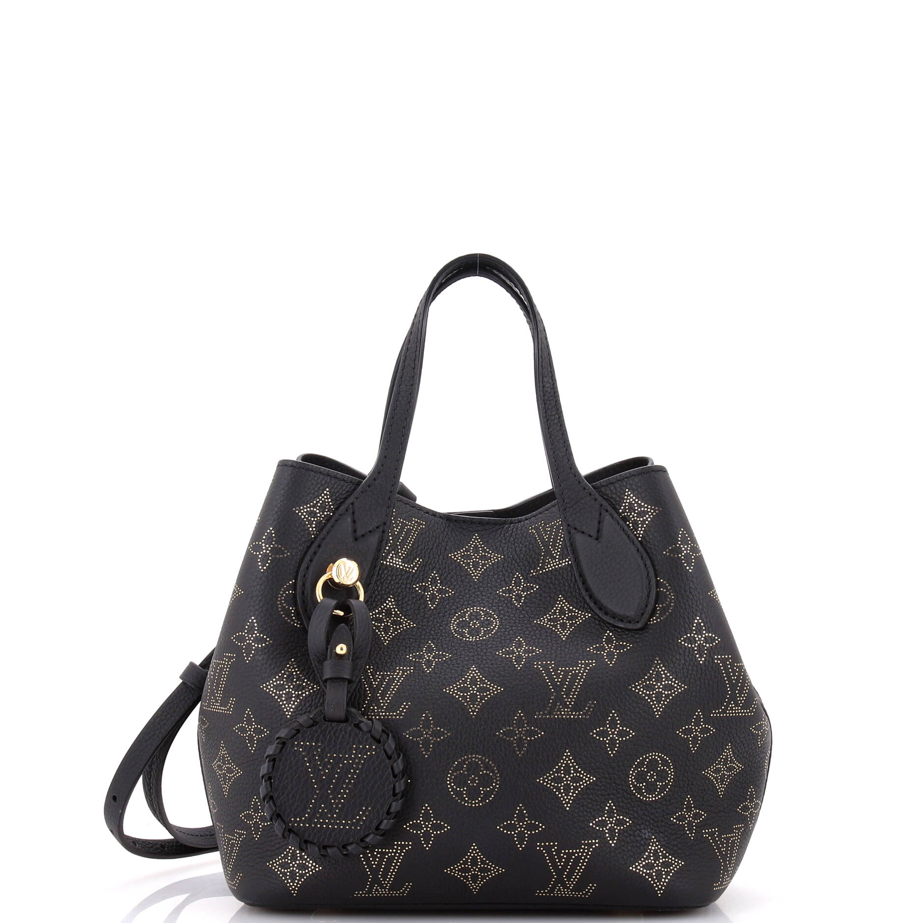 Louis Vuitton Blossom Tote Constellation Studded Mahina Pm Leather Tote Bag