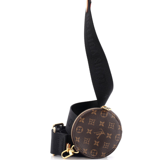 Louis Vuitton Multi Pochette Accessoires Bandouliere Shoulder Strap With Canvas Monogram Shoulder Ba Canvas 2996764