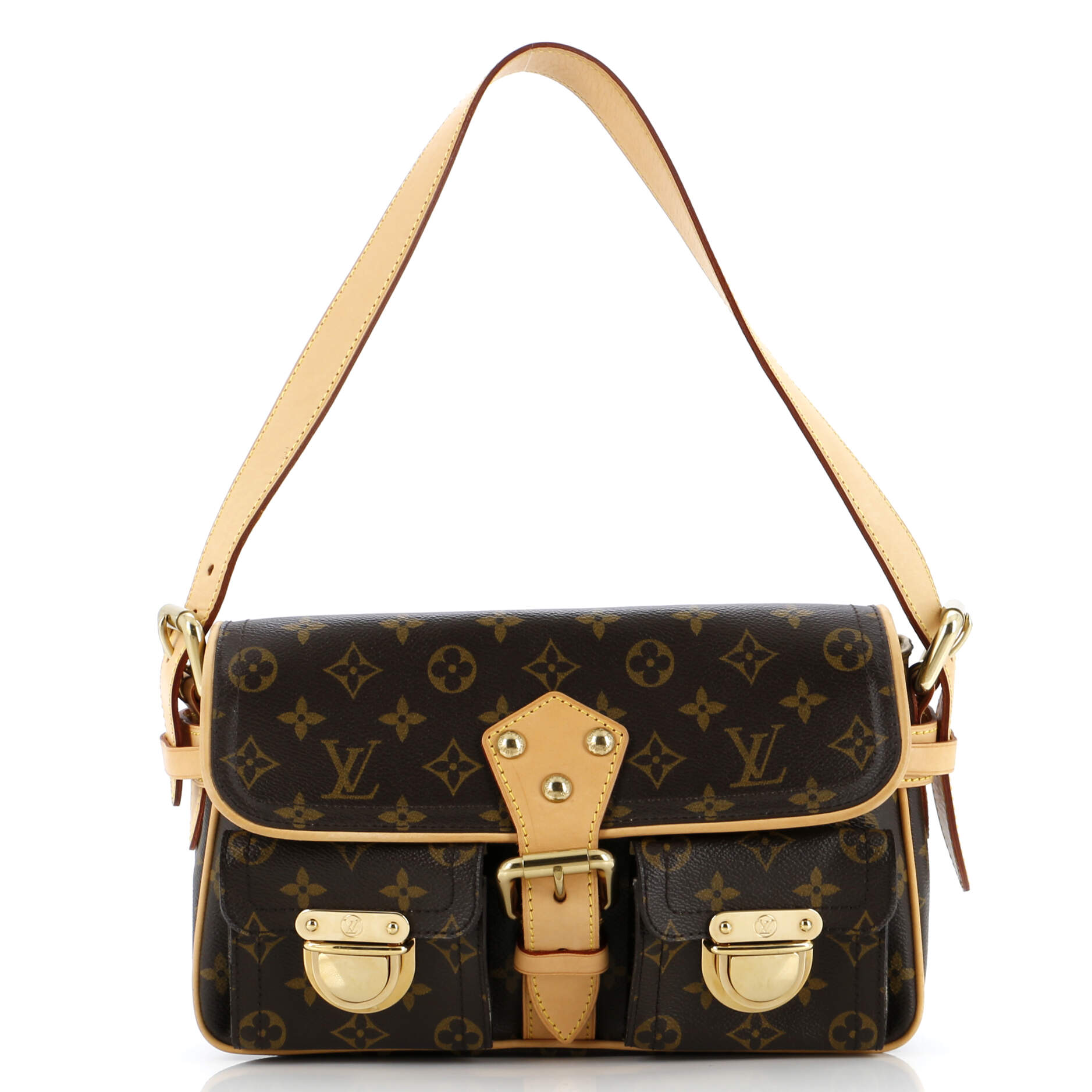 Louis Vuitton Hudson Handbag Pm Canvas Monogram Shoulder Bag
