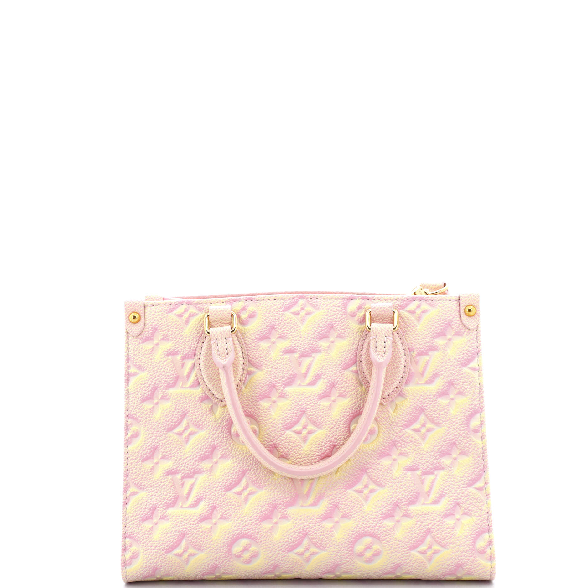 Louis Vuitton Onthego Tote Stardust Empreinte Pm Leather Monogram Shoulder Bag