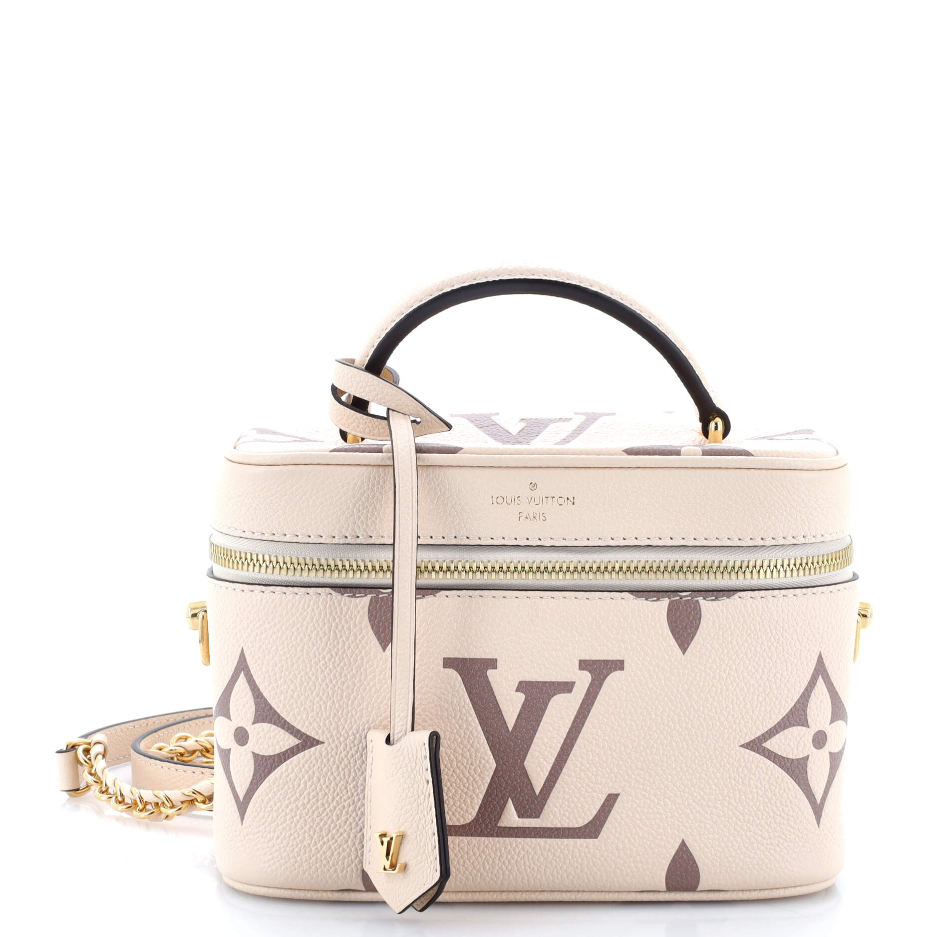 Louis Vuitton Vanity Handbag Bicolor Empreinte Giant Pm Monogram Shoulder Bag