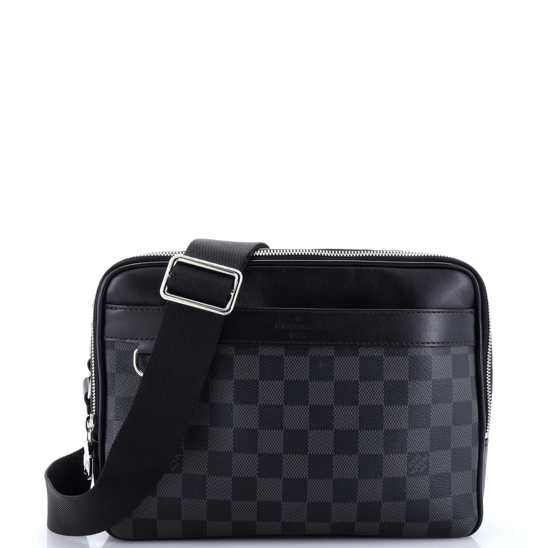 Louis Vuitton Trocadero Nm Messenger Damier Graphite Pm Travel Bag