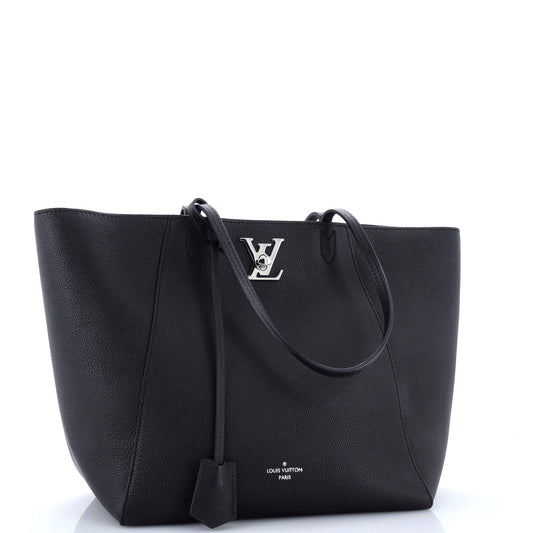Louis Vuitton Lockme Cabas Tote Bag Leather