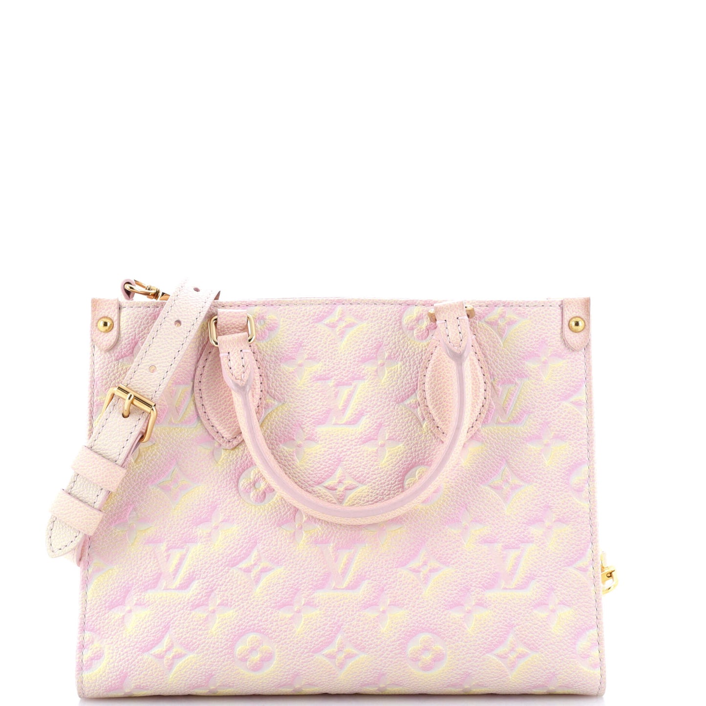 Louis Vuitton Onthego Tote Stardust Empreinte Pm Leather Monogram Shoulder Bag Leather Pm29969272