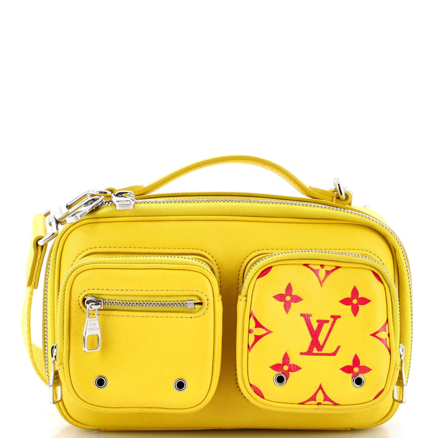 Louis Vuitton Utility Crossbody Bag Calfskin With Embossed Detail Monogram Detail 29969280