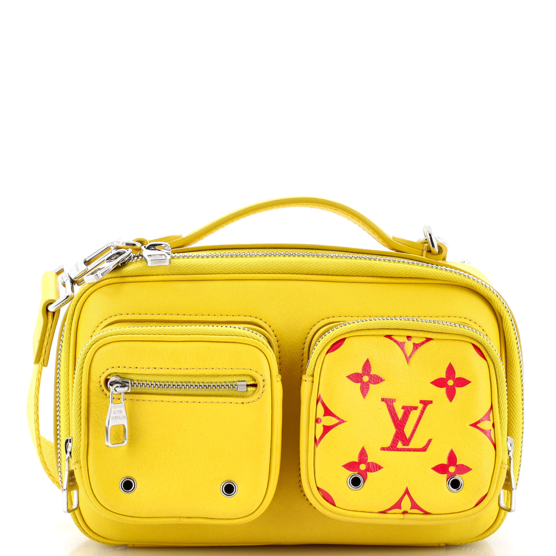 Louis Vuitton Utility Crossbody Bag Calfskin With Embossed Detail Monogram Detail 29969280