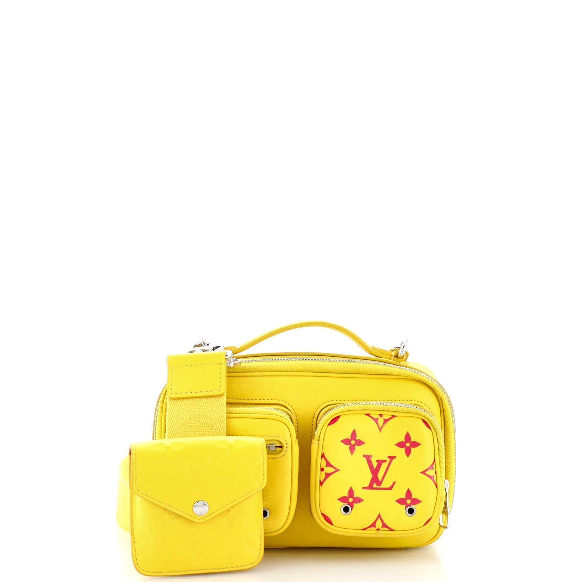 Louis Vuitton Utility Crossbody Bag Calfskin With Embossed Detail Monogram Detail 29969280