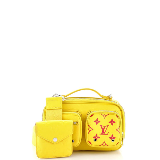 Louis Vuitton Utility Crossbody Bag Calfskin With Embossed Detail Monogram Detail 29969280