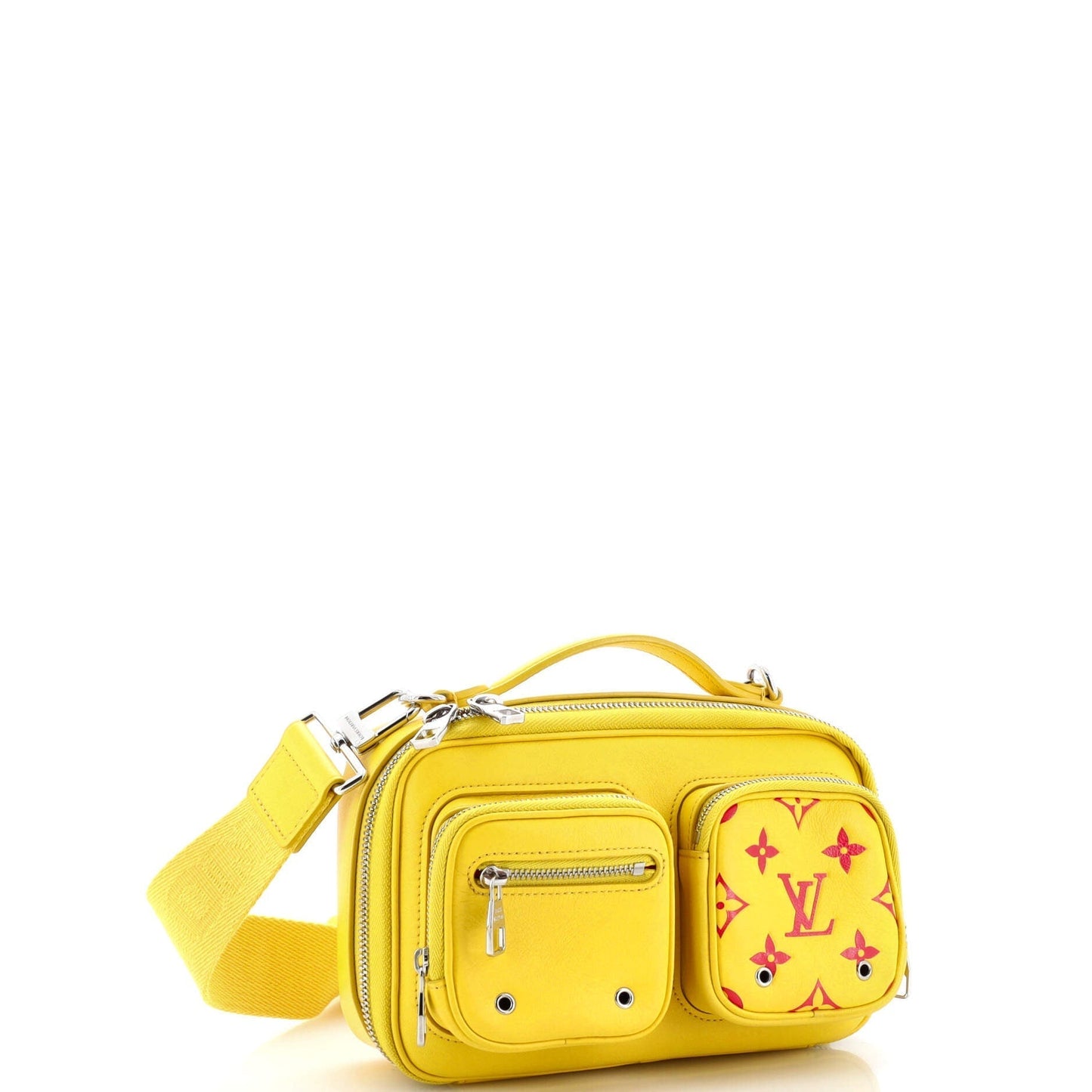 Louis Vuitton Utility Crossbody Bag Calfskin With Embossed Detail Monogram Detail 29969280