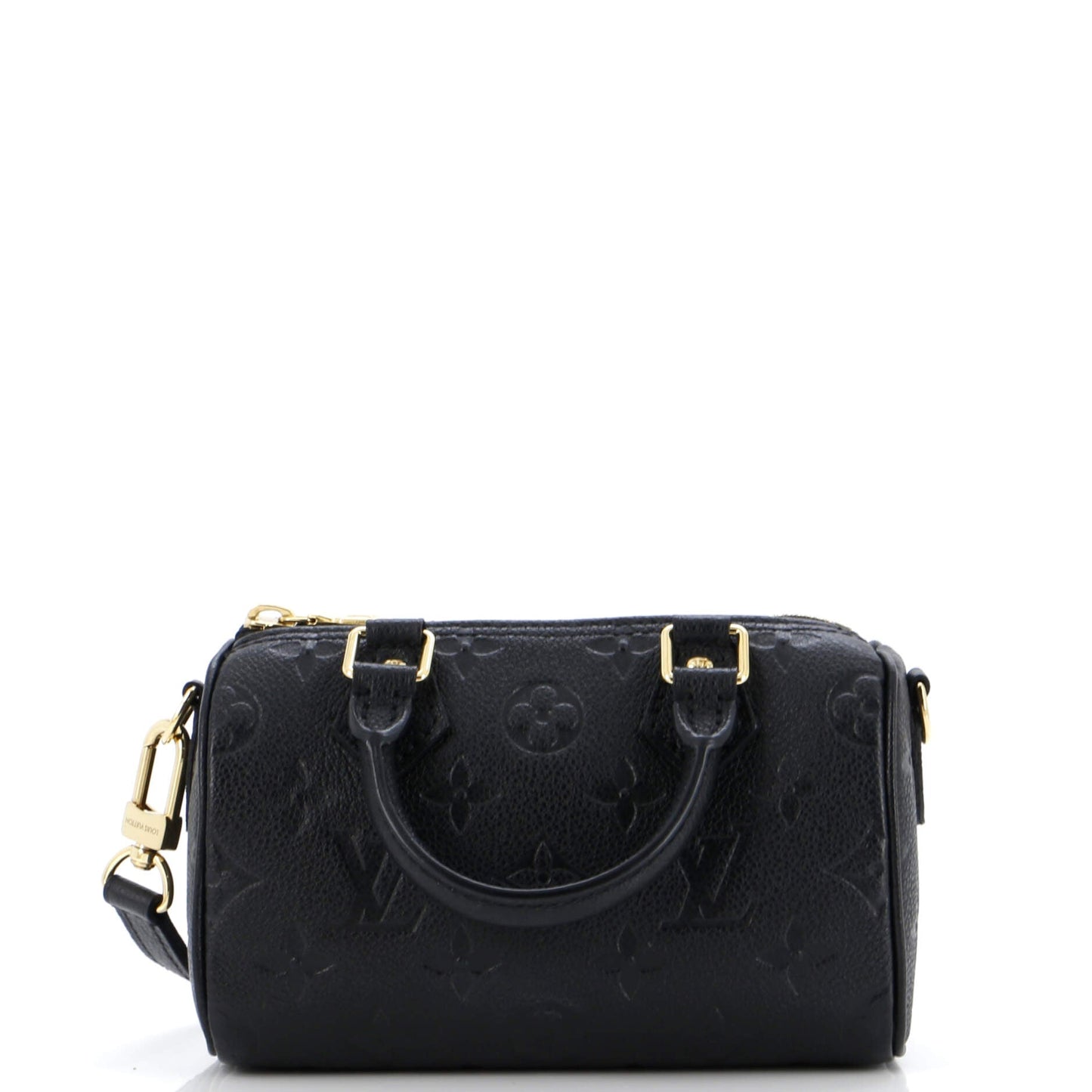 Louis Vuitton Speedy Bandouliere Nm Bag Empreinte Nano Leather Monogram Travel Bag