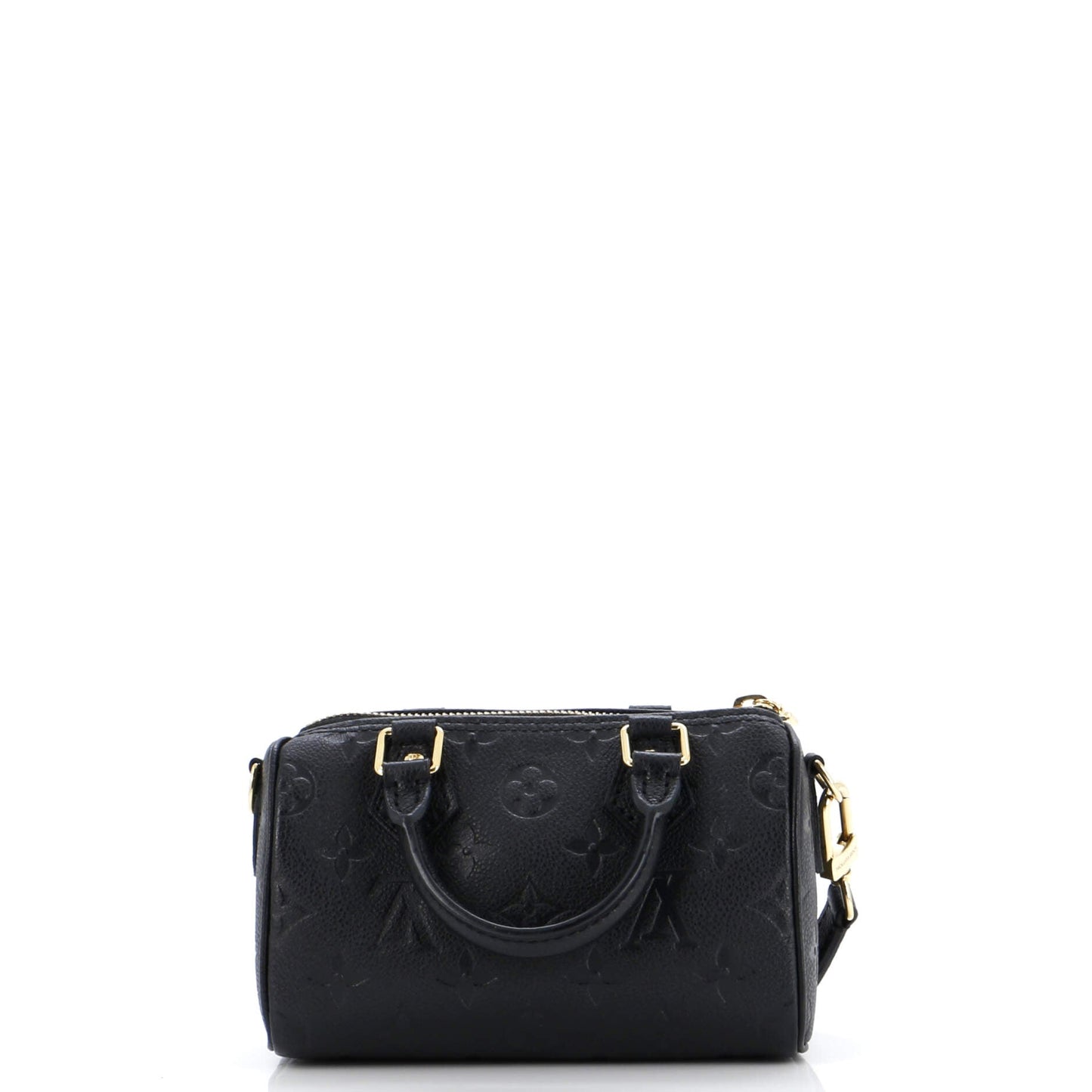Louis Vuitton Speedy Bandouliere Nm Bag Empreinte Nano Leather Monogram Travel Bag