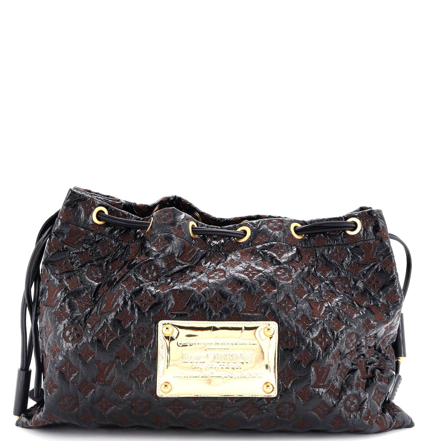 Louis Vuitton Squishy Messenger Bag Vinyl Monogram Travel Bag