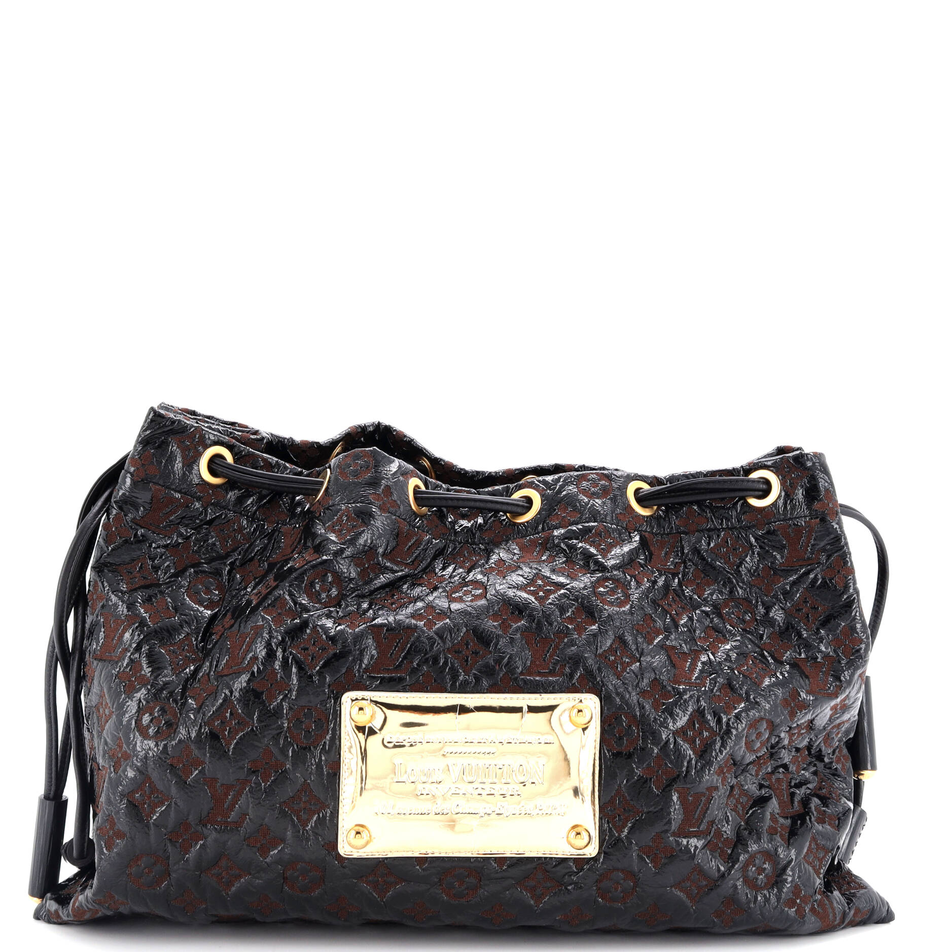 Louis Vuitton Squishy Messenger Bag Vinyl Monogram Travel Bag