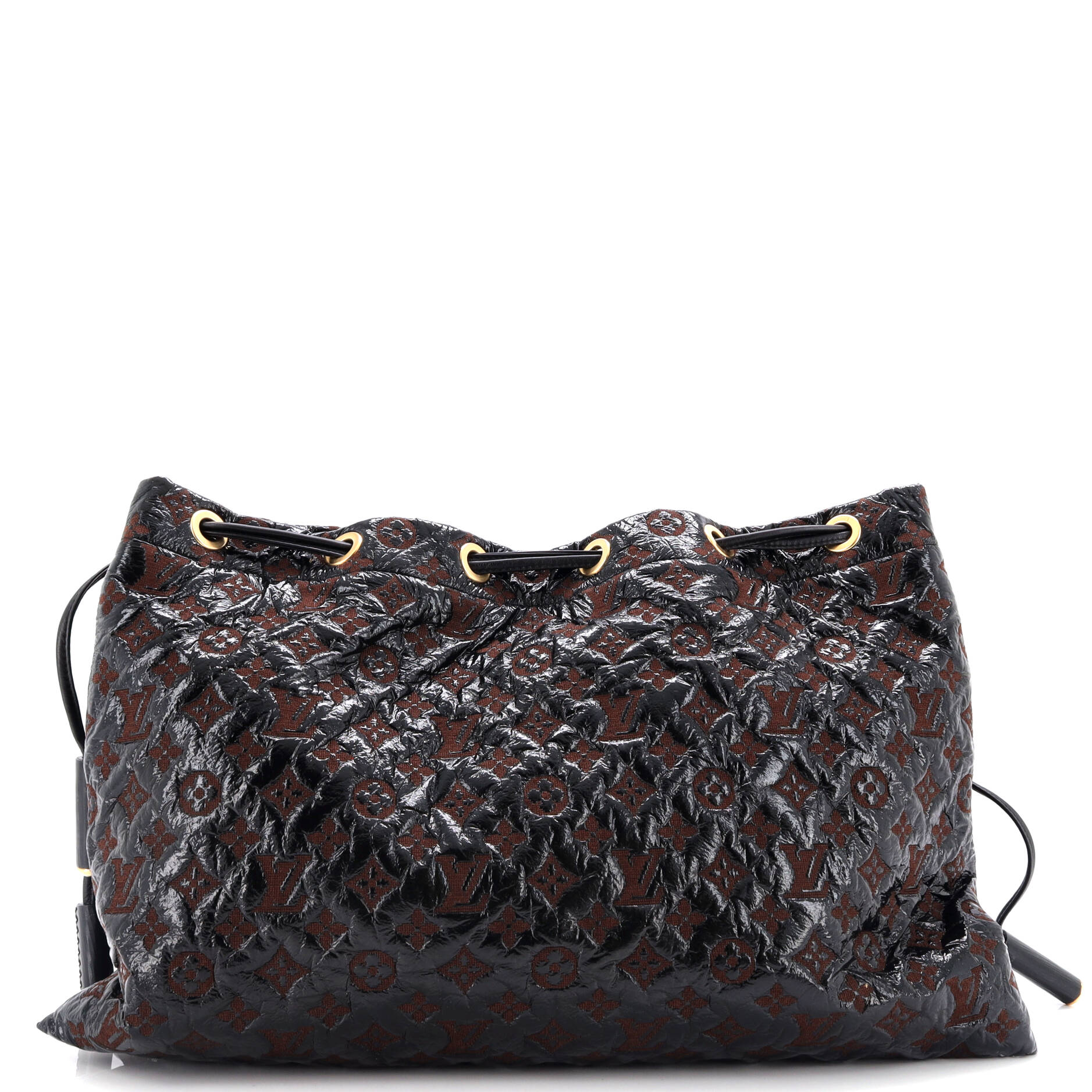 Louis Vuitton Squishy Messenger Bag Vinyl Monogram Travel Bag