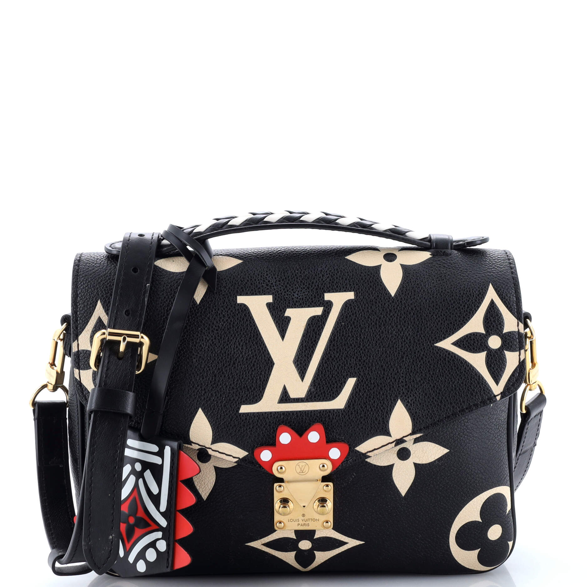 Louis Vuitton Pochette Metis Limited Edition Crafty Empreinte Giant Monogram Shoulder Bag