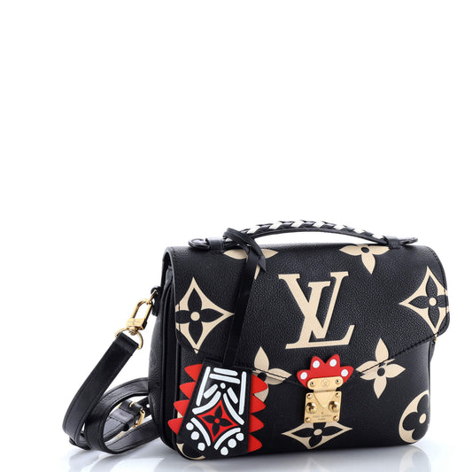Louis Vuitton Pochette Metis Limited Edition Crafty Empreinte Giant Monogram Shoulder Bag