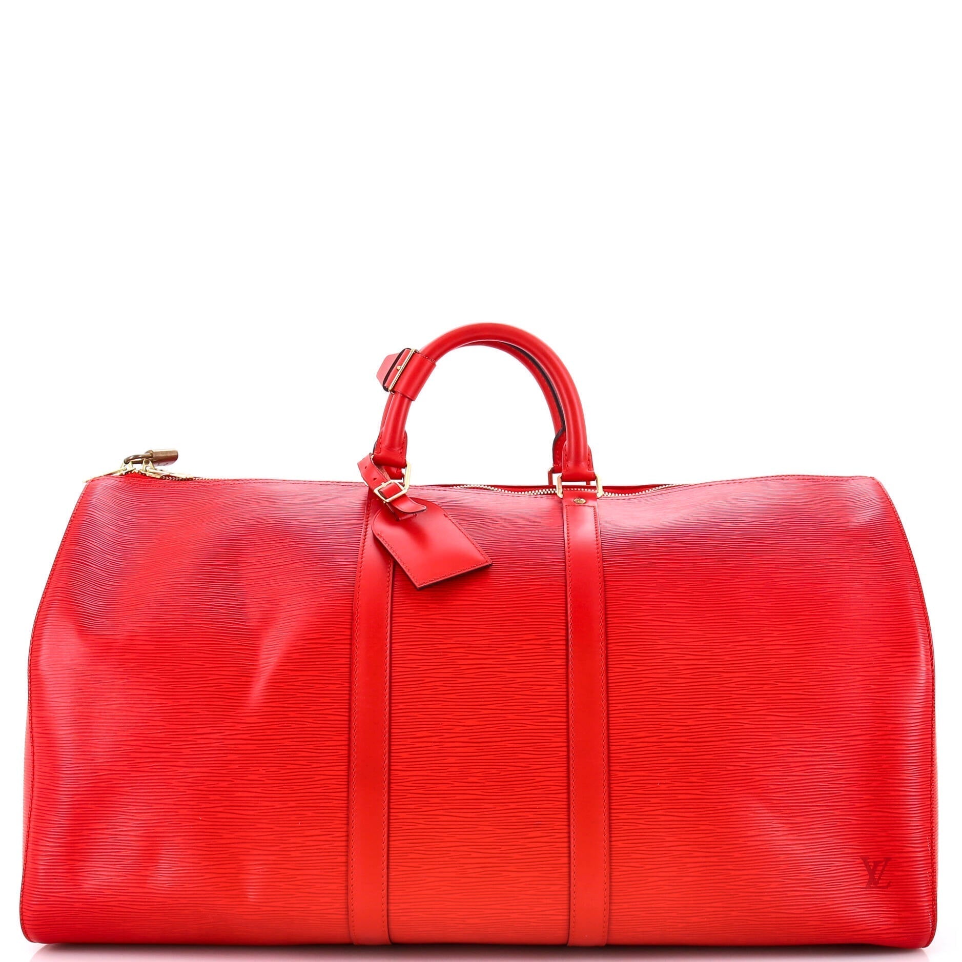 Louis Vuitton Keepall Bag Epi Leather Travel Bag Leather 55299696158