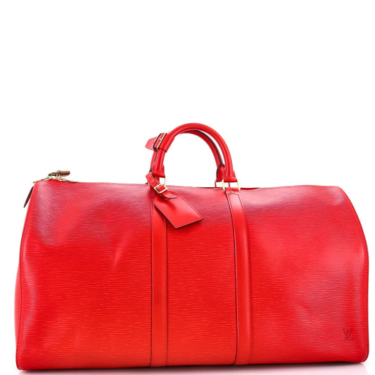 Louis Vuitton Keepall Bag Epi Leather Travel Bag Leather 55299696158